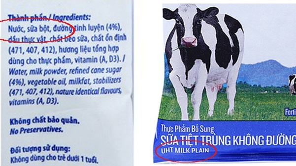 Su khac nhau giua sua tuoi va hoan nguyen hinh anh