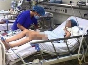 Khong tiem vac xin, 30 tre nhap vien vi viem nao hinh anh