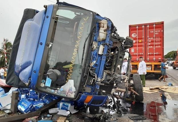 Nan nhan bi thuong trong tai nan tham khoc o Hai Duong gio ra sao? hinh anh