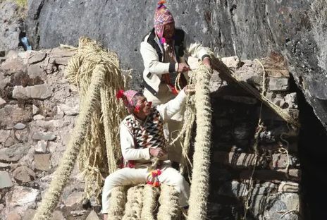 Dung lai 'cay cau song cua nguoi Inca' hinh anh