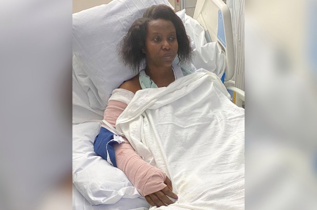 Phu nhan co tong thong Haiti dang buc anh dau tien sau vu am sat hinh anh