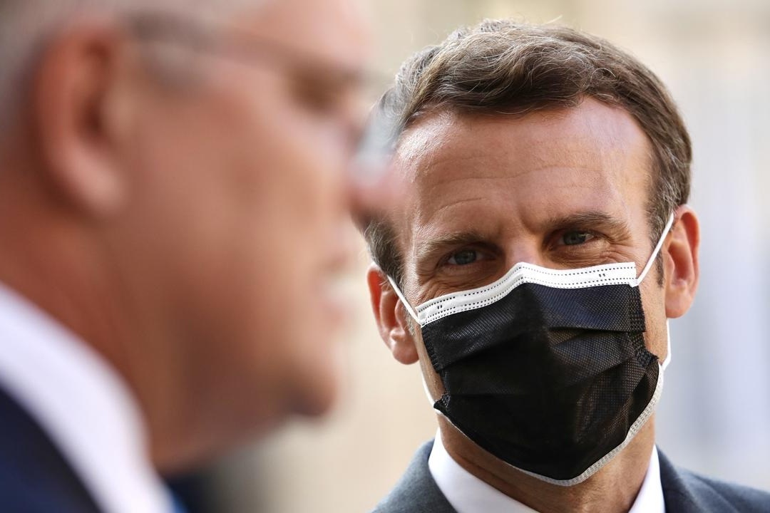 Tap doan Phap doi Australia boi thuong vi huy hop dong tau ngam hinh anh