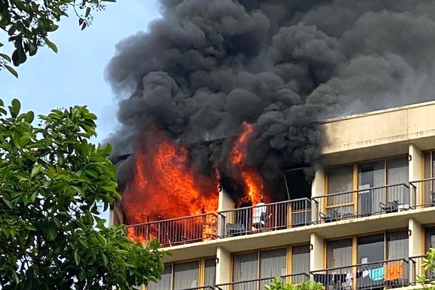 Canh sat Australia bat giu phu nu dot khach san cach ly Covid-19 hinh anh