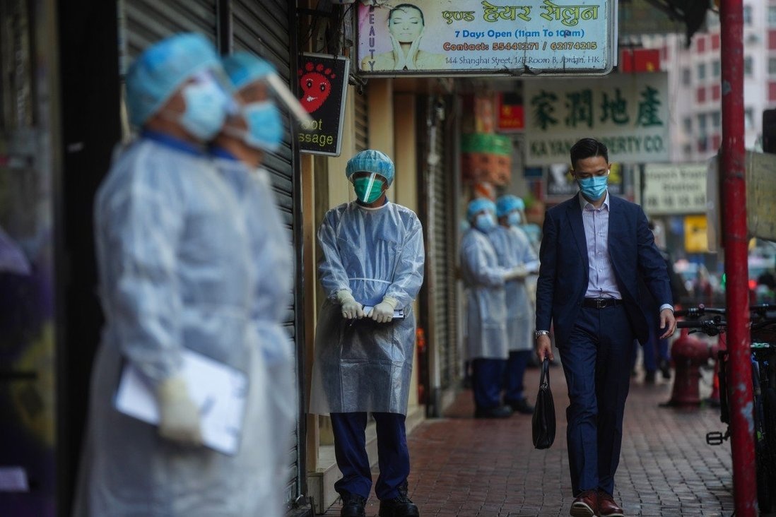 Hong Kong ghi nhan 20 ca Covid-19, phong toa noi o cua gan 3.000 nguoi hinh anh