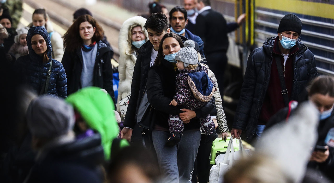 100.000 nguoi da chay khoi Ukraine toi Ba Lan ti nan hinh anh