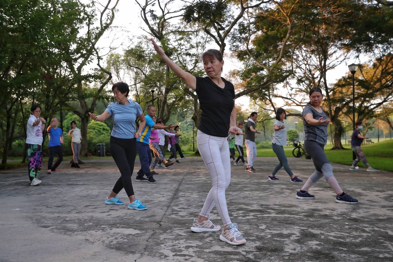 Singapore khong khau trang hinh anh