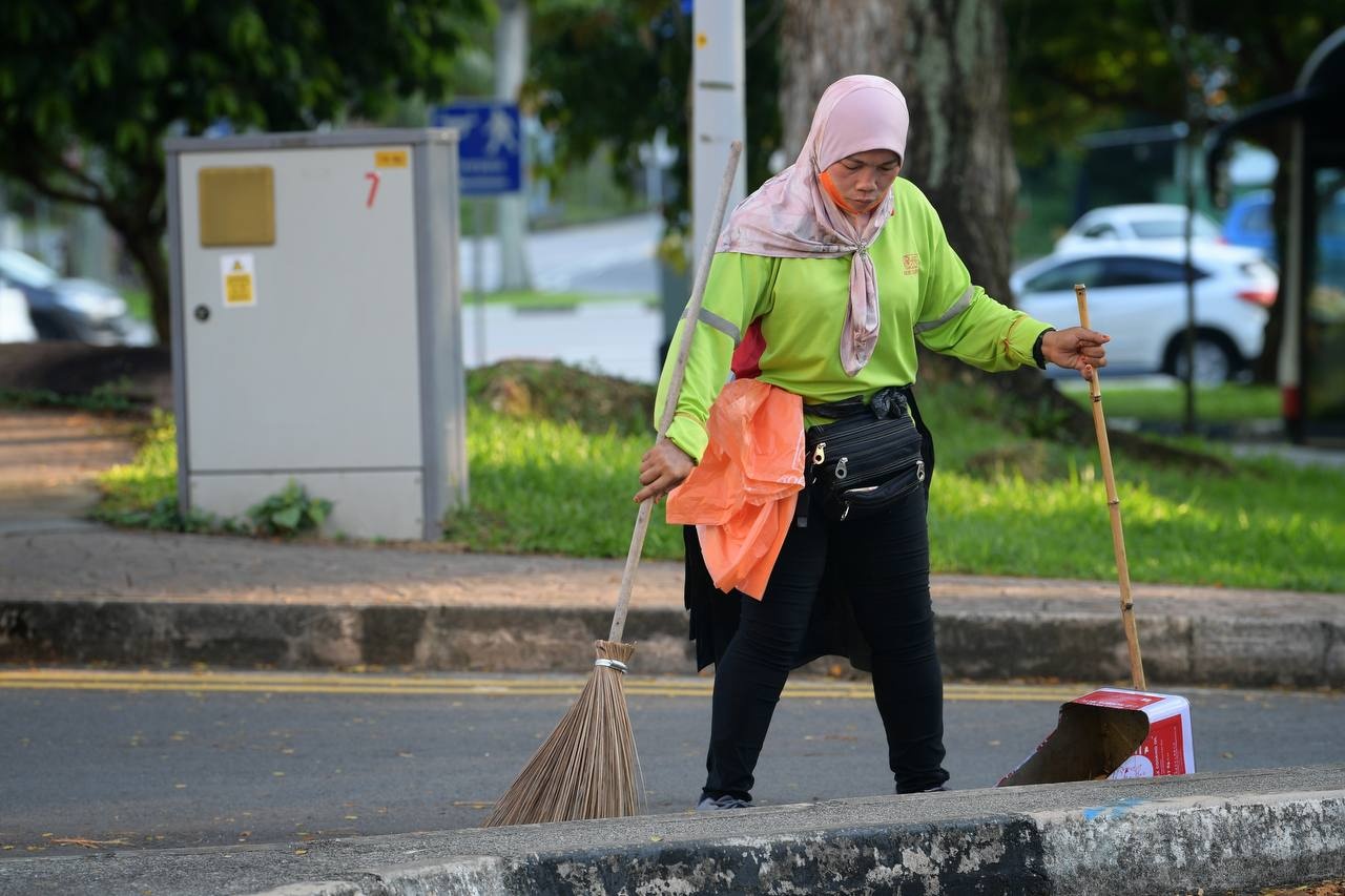 Ngay dau khong khau trang tai Singapore anh 3