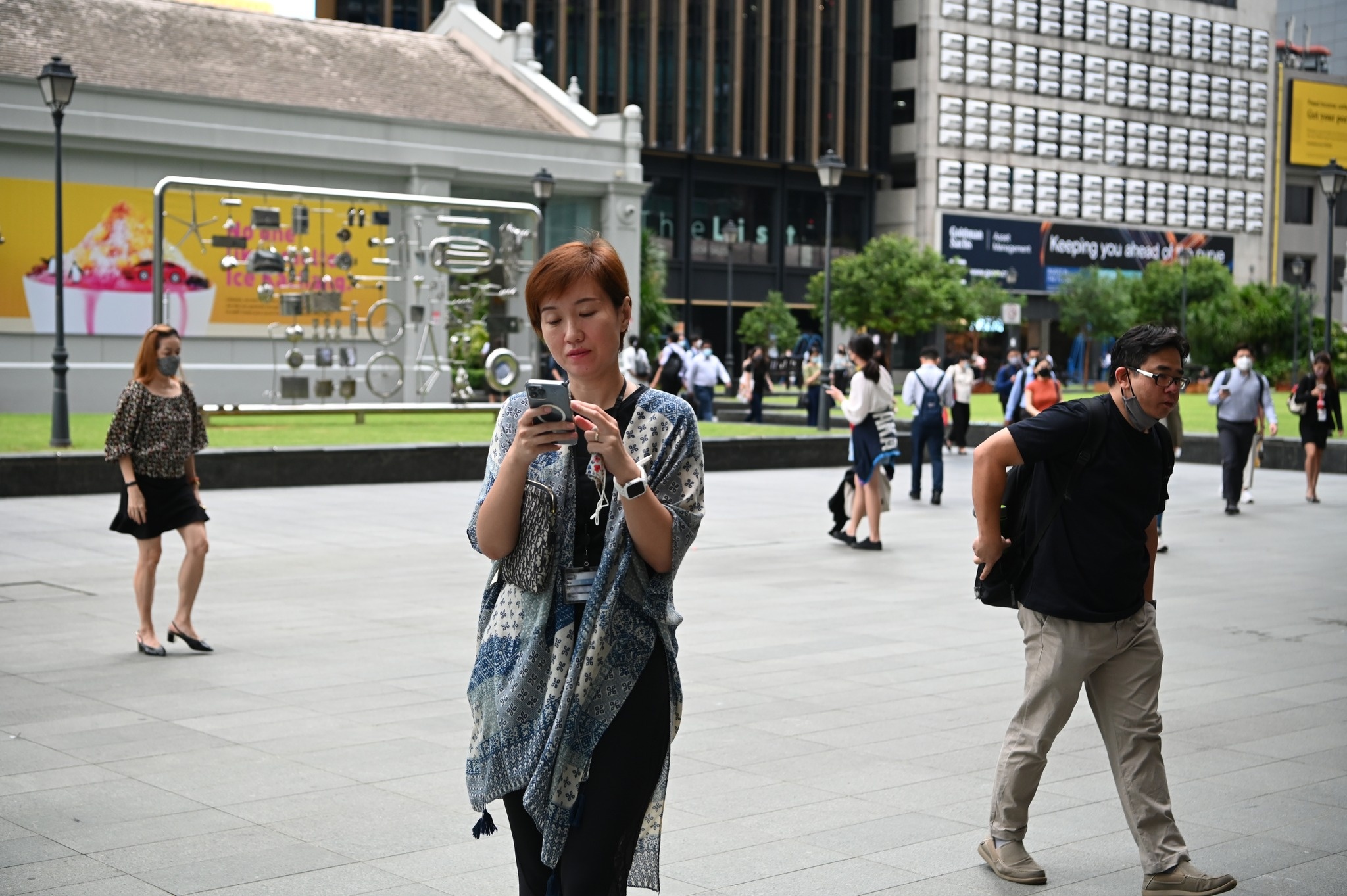 Ngay dau khong khau trang tai Singapore anh 4