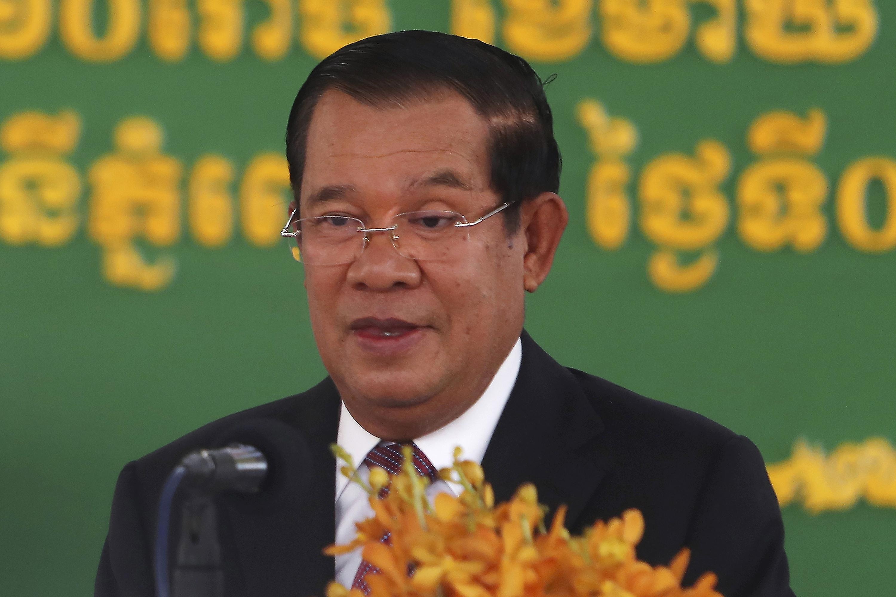 Thu tuong Hun Sen bac tin san bay moi la can cu quan su Trung Quoc hinh anh