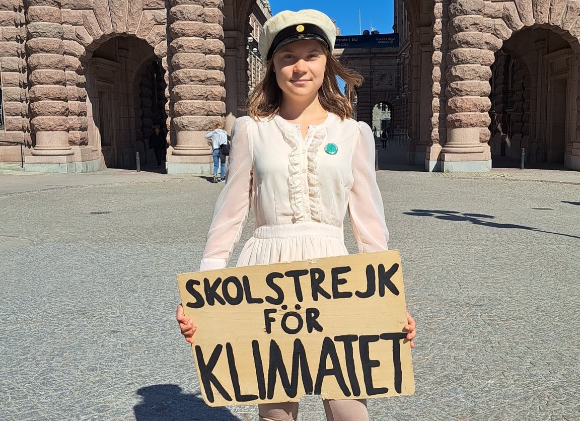 Greta Thunberg lan cuoi bai khoa vi khi hau hinh anh