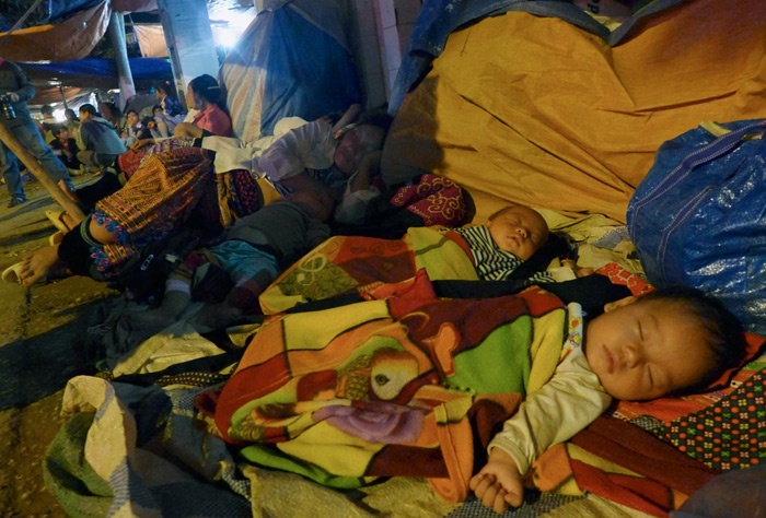 Ngu qua dem o via he cho don Tet Doc lap hinh anh