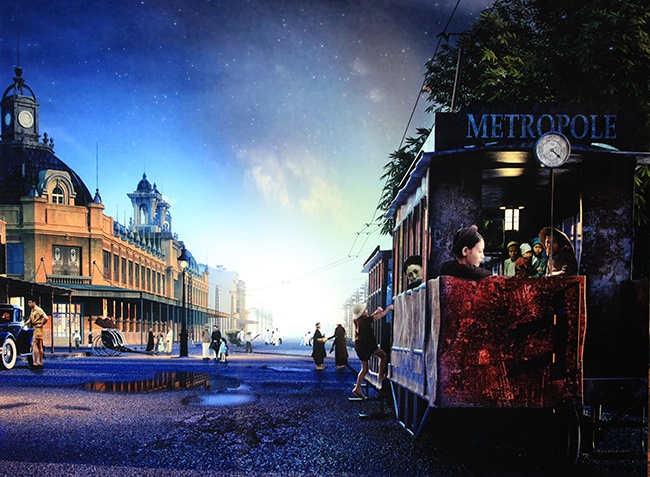 Hinh anh 6D tuyet dep ve tau dien Ha Noi hinh anh