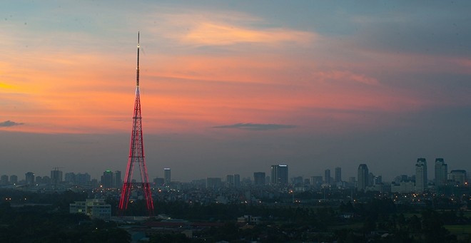 Ha Noi nang dep ruc ro ngay chom dong hinh anh