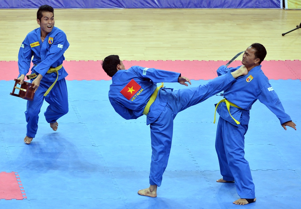 Nhung man bieu dien thot tim cua vovinam hinh anh
