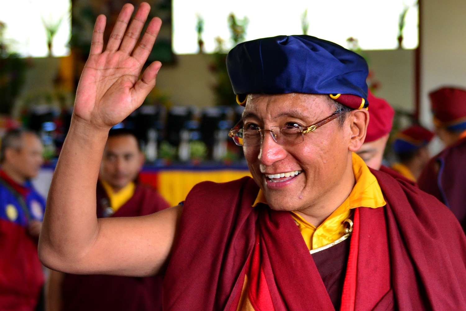 Duc Phap vuong Gyalwang Drukpa truoc ngay den Viet Nam hinh anh