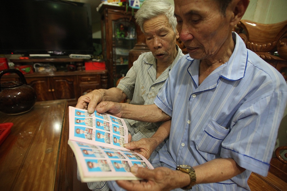 Người bạn thân, người đồng đội cùng Đại đoàn 316 ông Nguyễn Văn Thân là chốn tâm giao, động viên chia sẻ, hai nhân chứng sống của những trận đánh quan trọng tại Điên Biên vẫn gặp gỡ hàn huyên như thế.