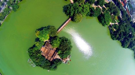 Bau vat xanh cua Ha Noi qua goc nhin la hinh anh