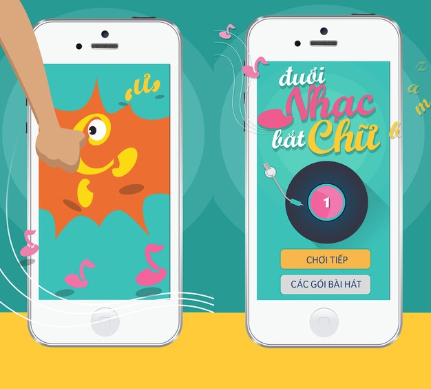 Xuat hien tro choi 'Duoi nhac bat chu' tren di dong hinh anh