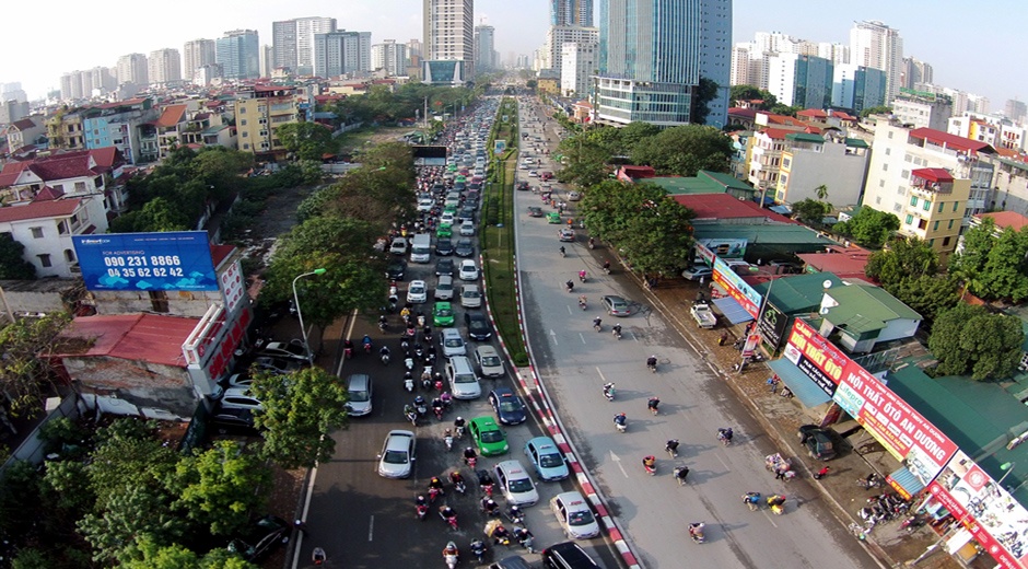 Cau vuot tram ty thanh nut that gay un tac giao thong hinh anh