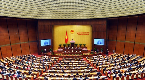 Ngay dau ky hop Quoc hoi hinh anh