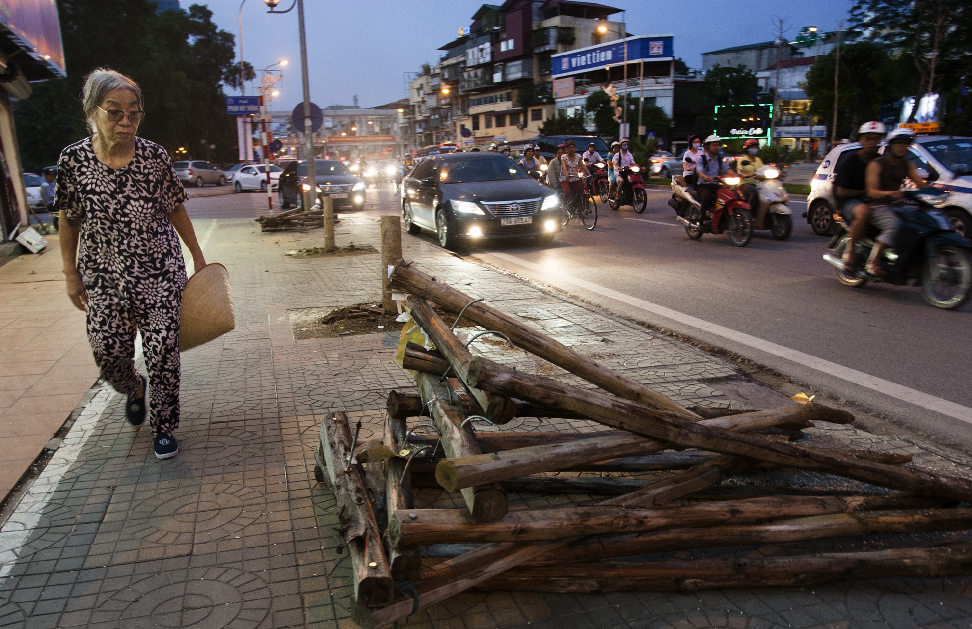 Don ha hang cay khong moc la tren duong dep nhat Viet Nam hinh anh