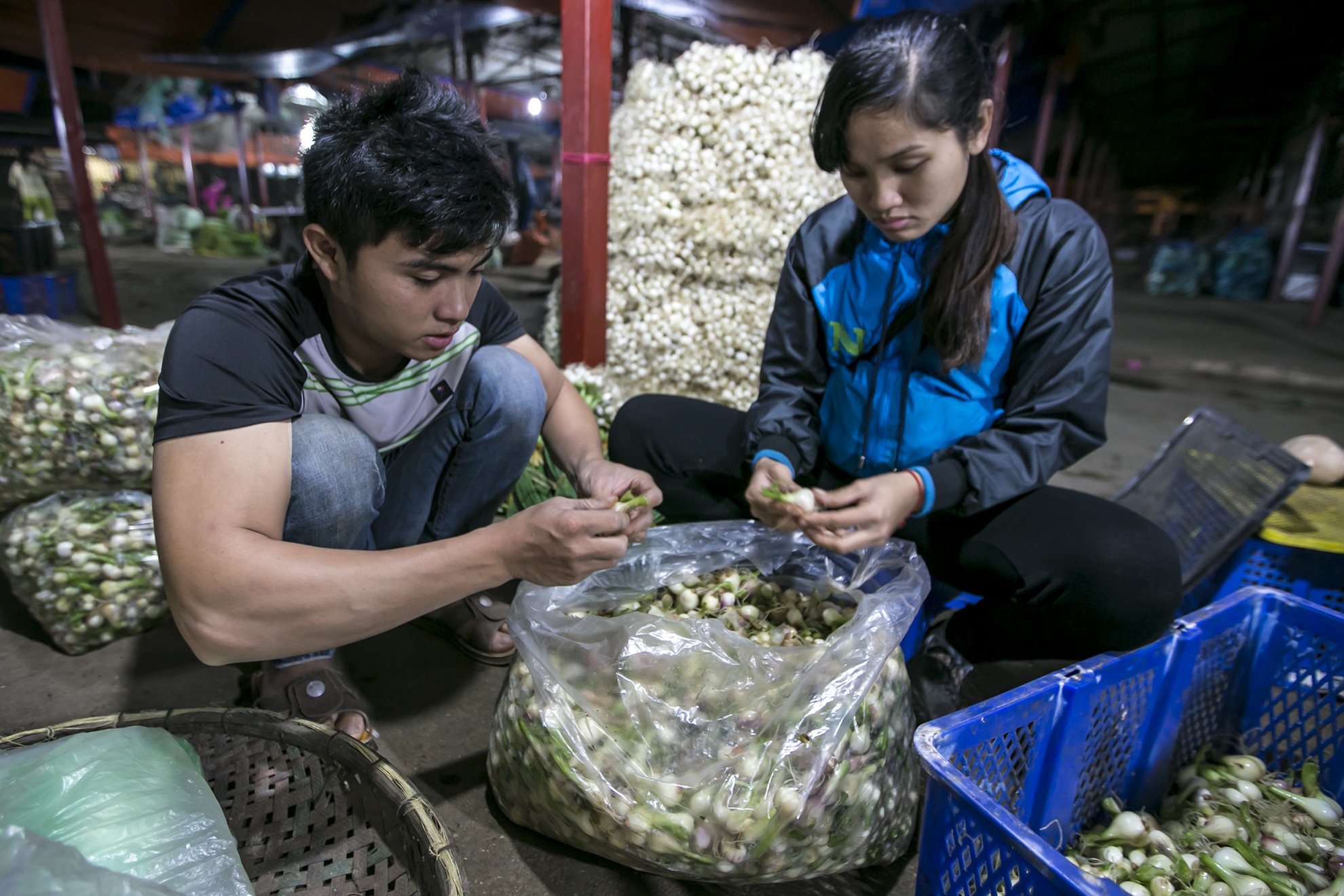 Dem trang o cho rau cu lon nhat Ha Noi hinh anh