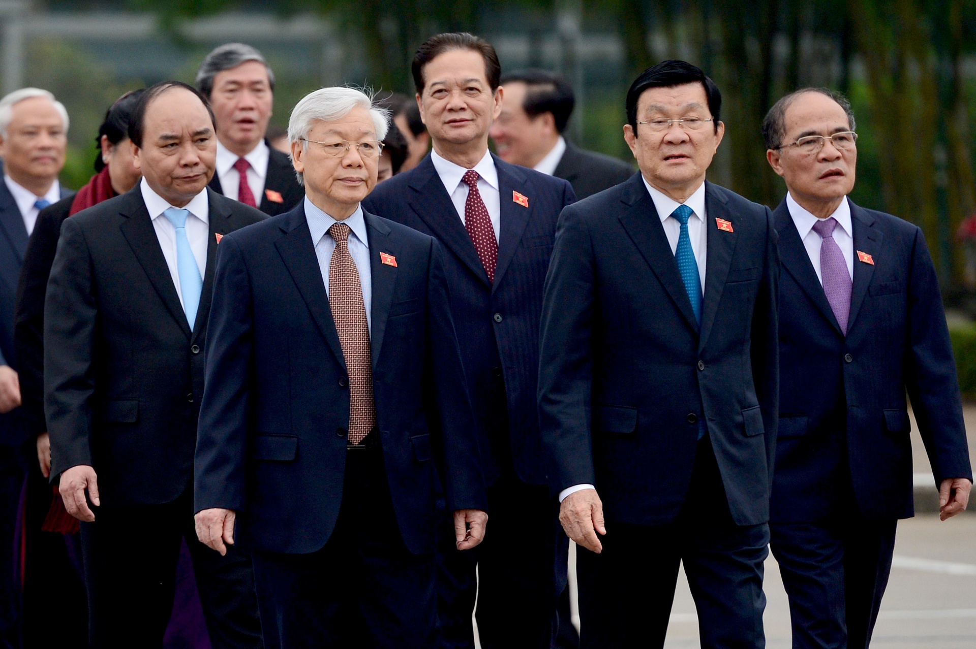 Lanh dao Dang, Nha nuoc vieng lang Chu tich Ho Chi Minh hinh anh