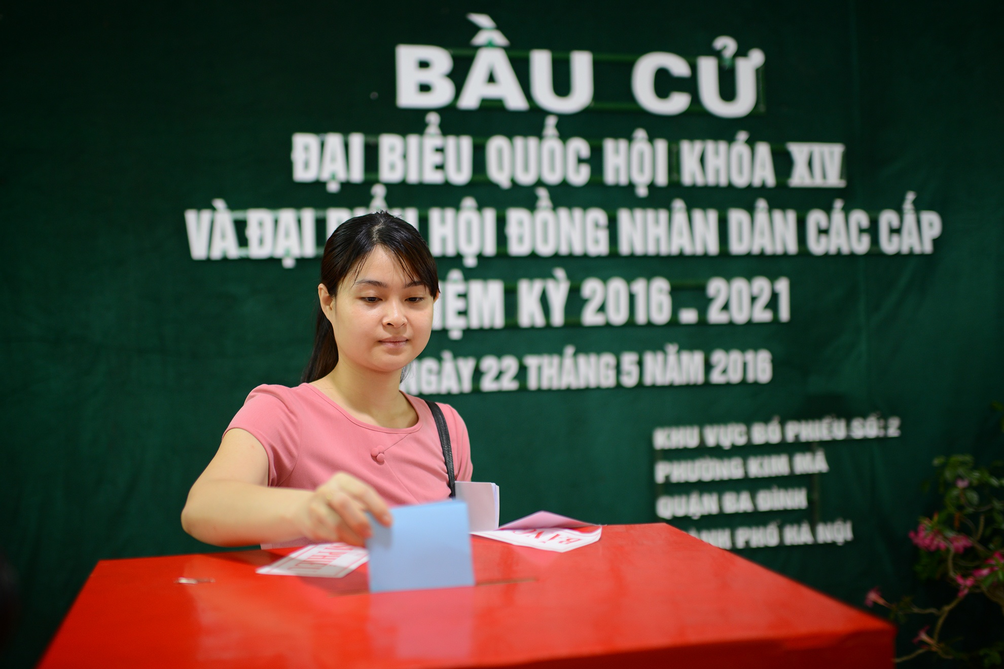 Khong khi bau cu Quoc hoi, HDND tai Ha Noi hinh anh