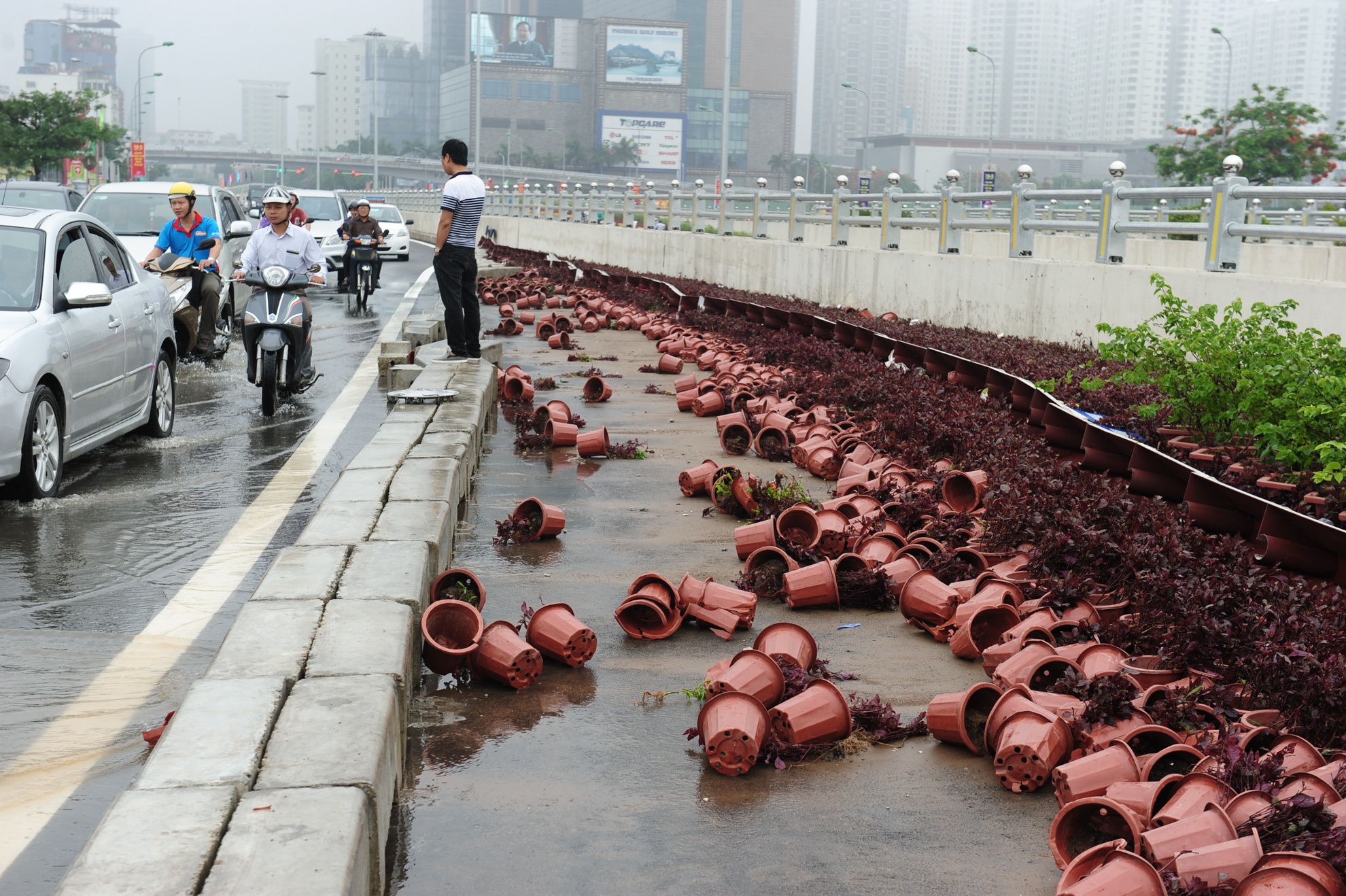 Mua lon Ha Noi ngap sau anh 1