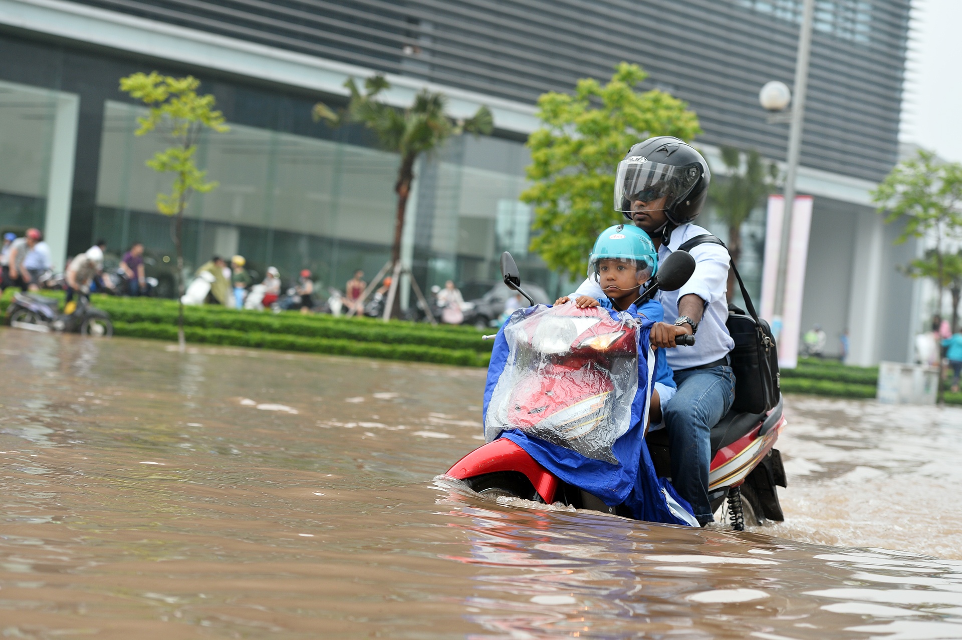 Mua lon Ha Noi ngap sau anh 3