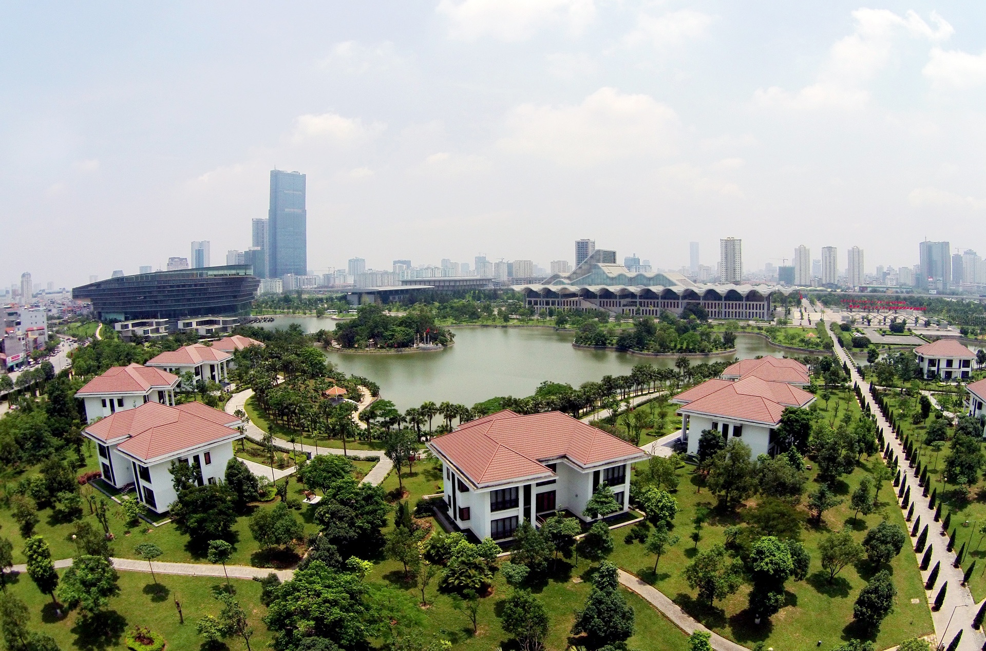 Khu biet thu 5 sao trong Trung tam hoi nghi quoc gia hinh anh