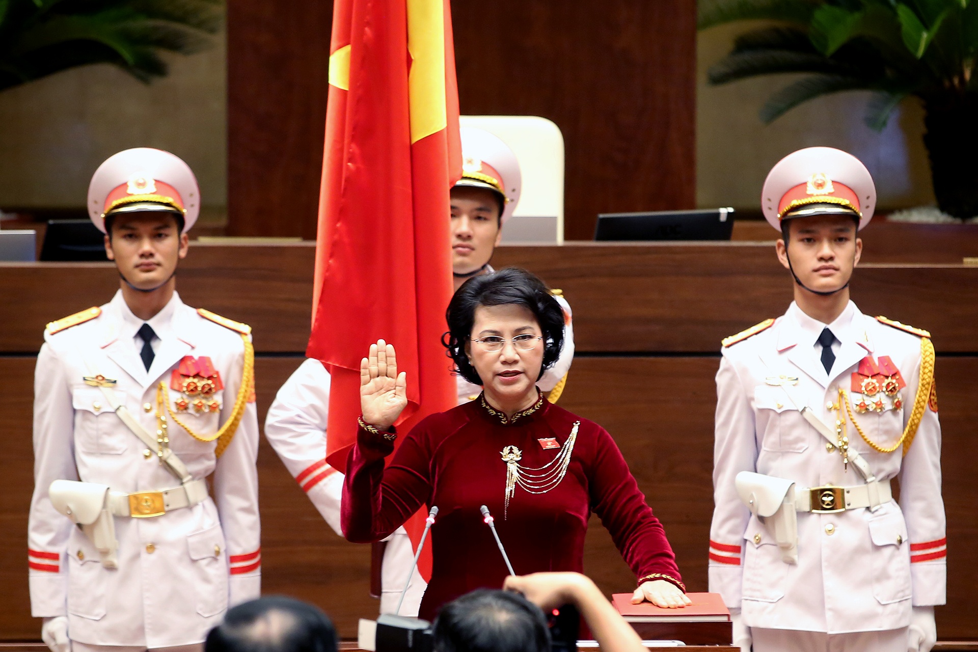 Le tuyen the lan thu 2 cua ba Nguyen Thi Kim Ngan hinh anh