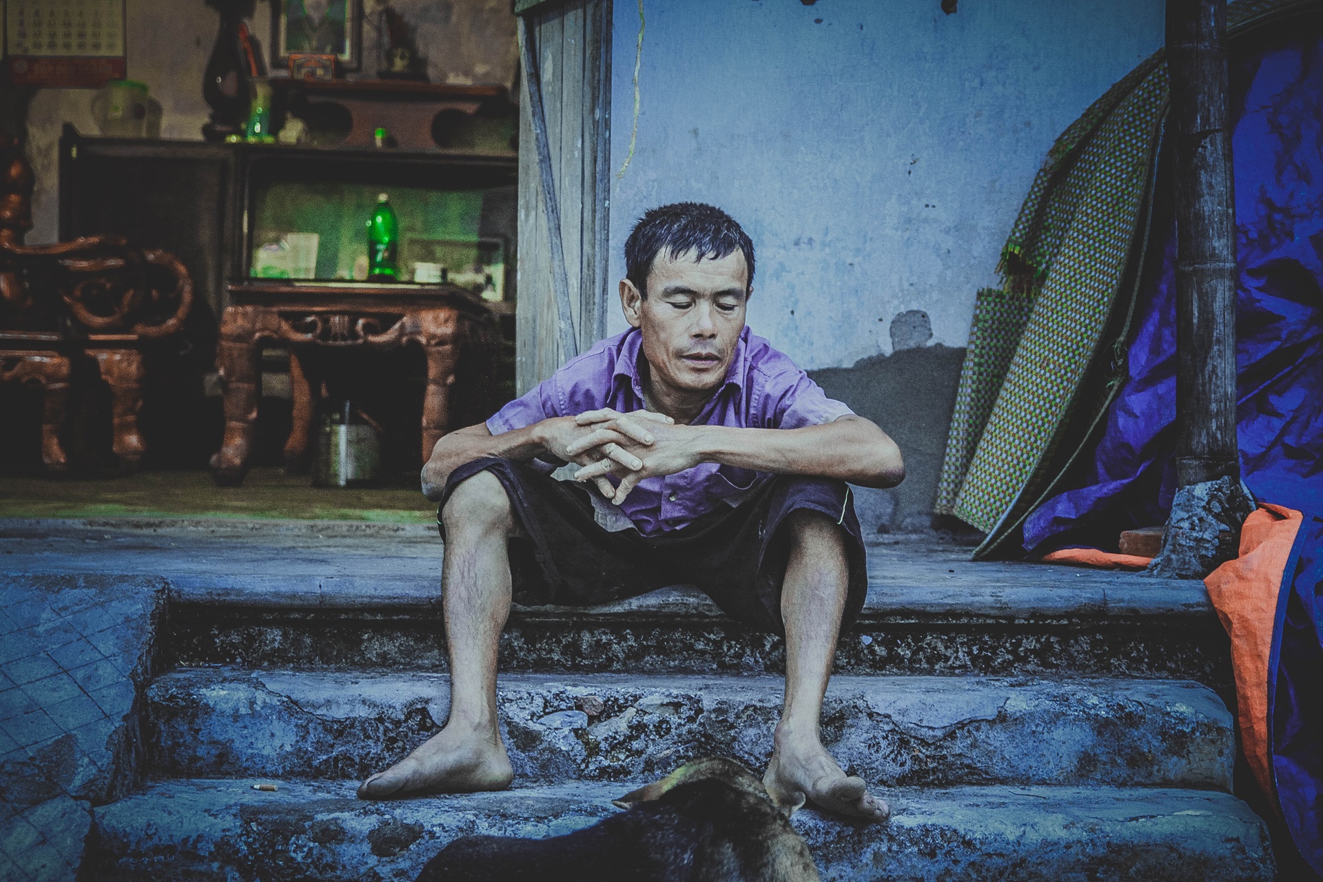 hai cu gia tuoi xe chieu cham soc nhau anh 11