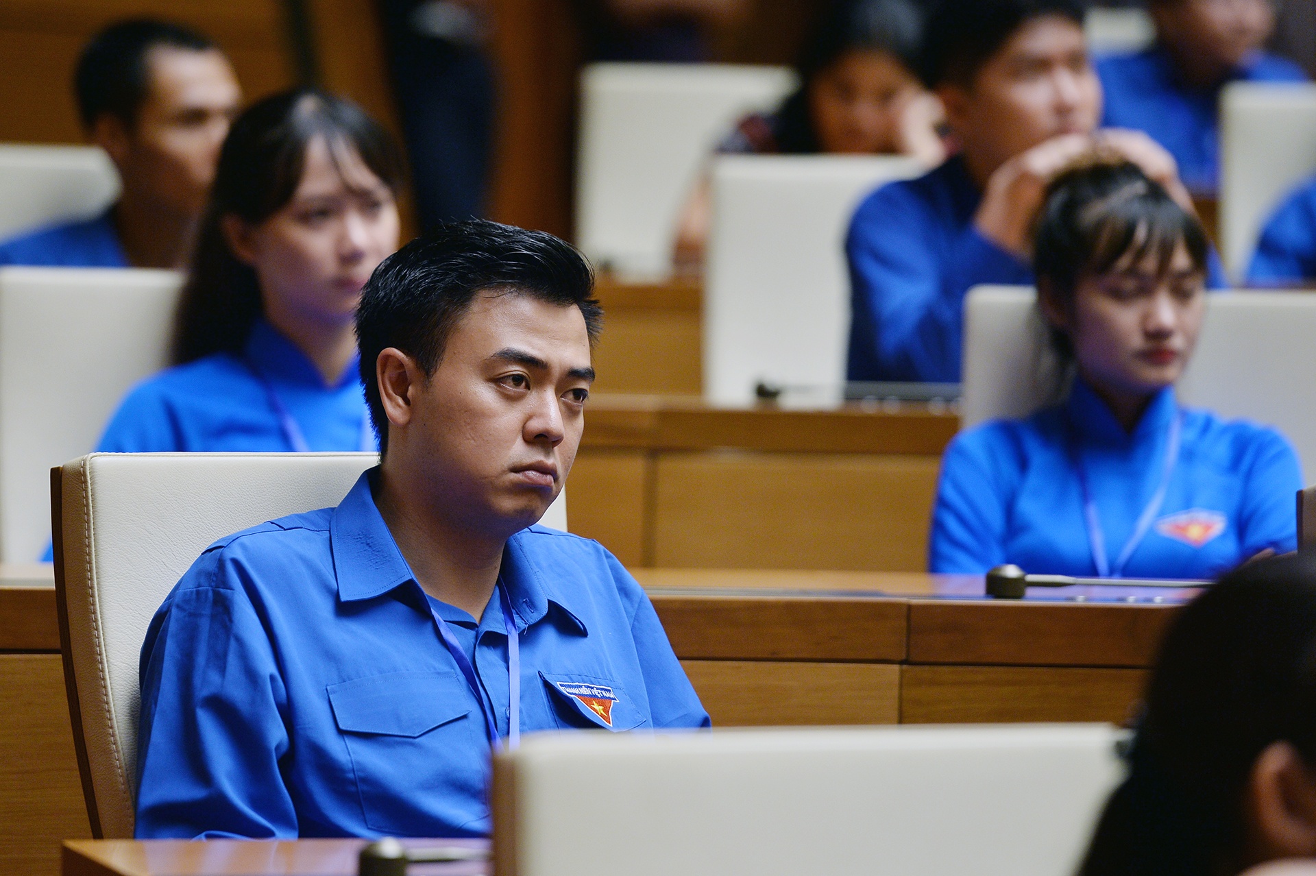 Chu tich Quoc hoi gap go thanh nien Viet Nam anh 5