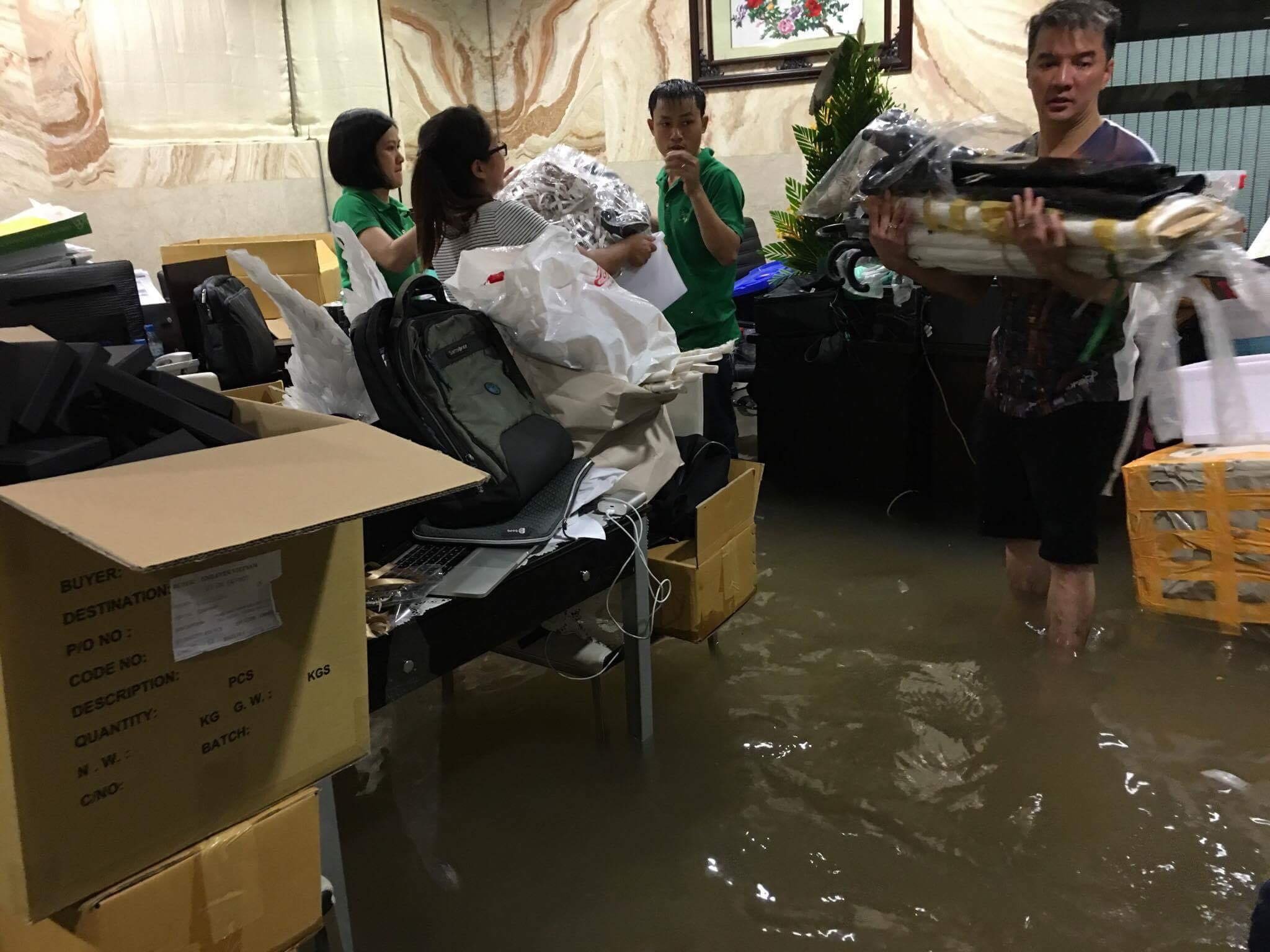 biet thu cua Dam Vinh Hung bi ngap nuoc sau mua anh 1