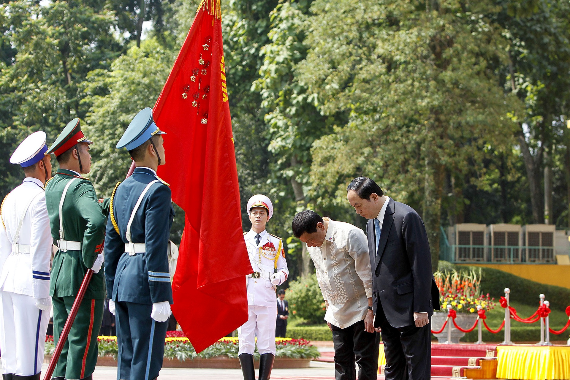 Tổng thống Philippines hoạt động tại Hà Nội ảnh 5 Tong thong Philippines hoat dong tai Ha Noi anh 5