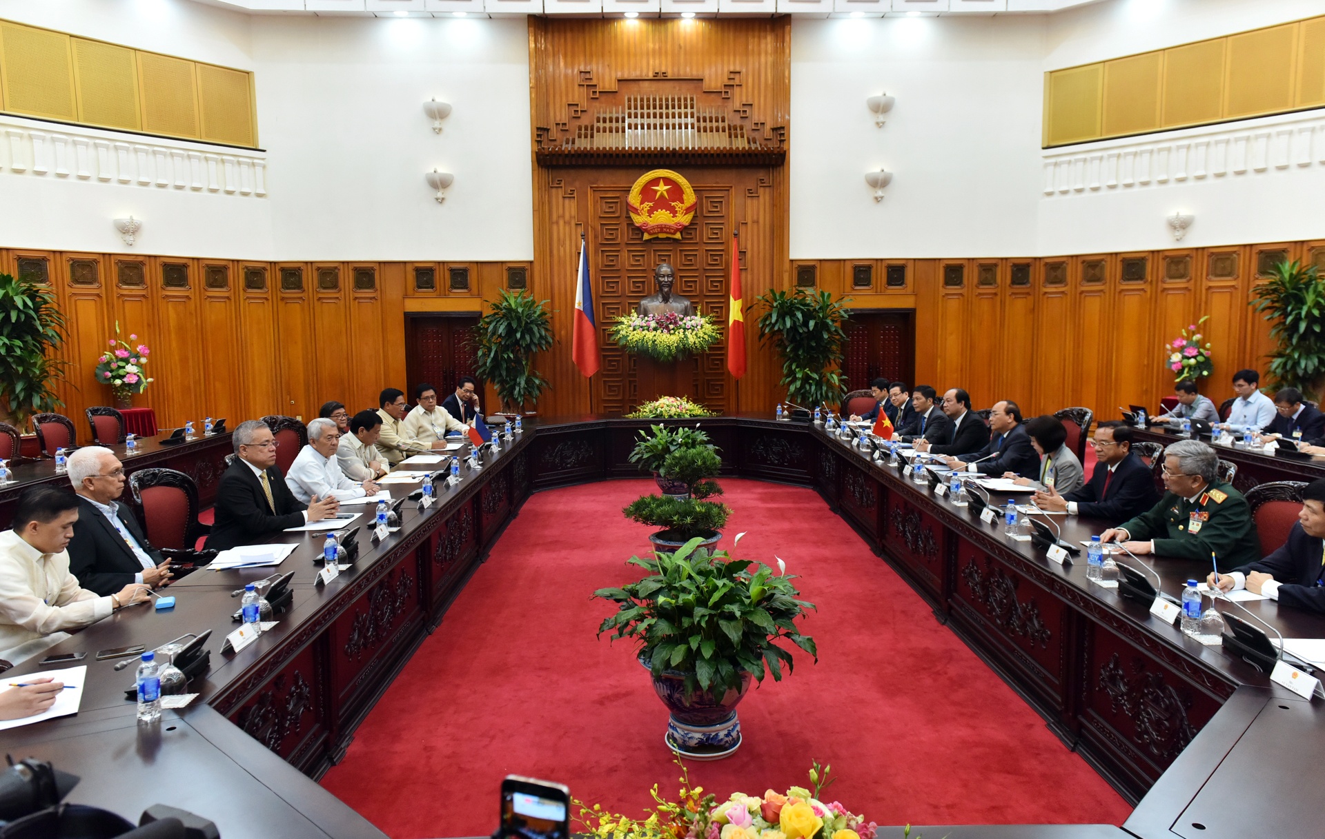 Tong thong Philippines gap go Thu tuong Nguyen Xuan Phuc anh 3