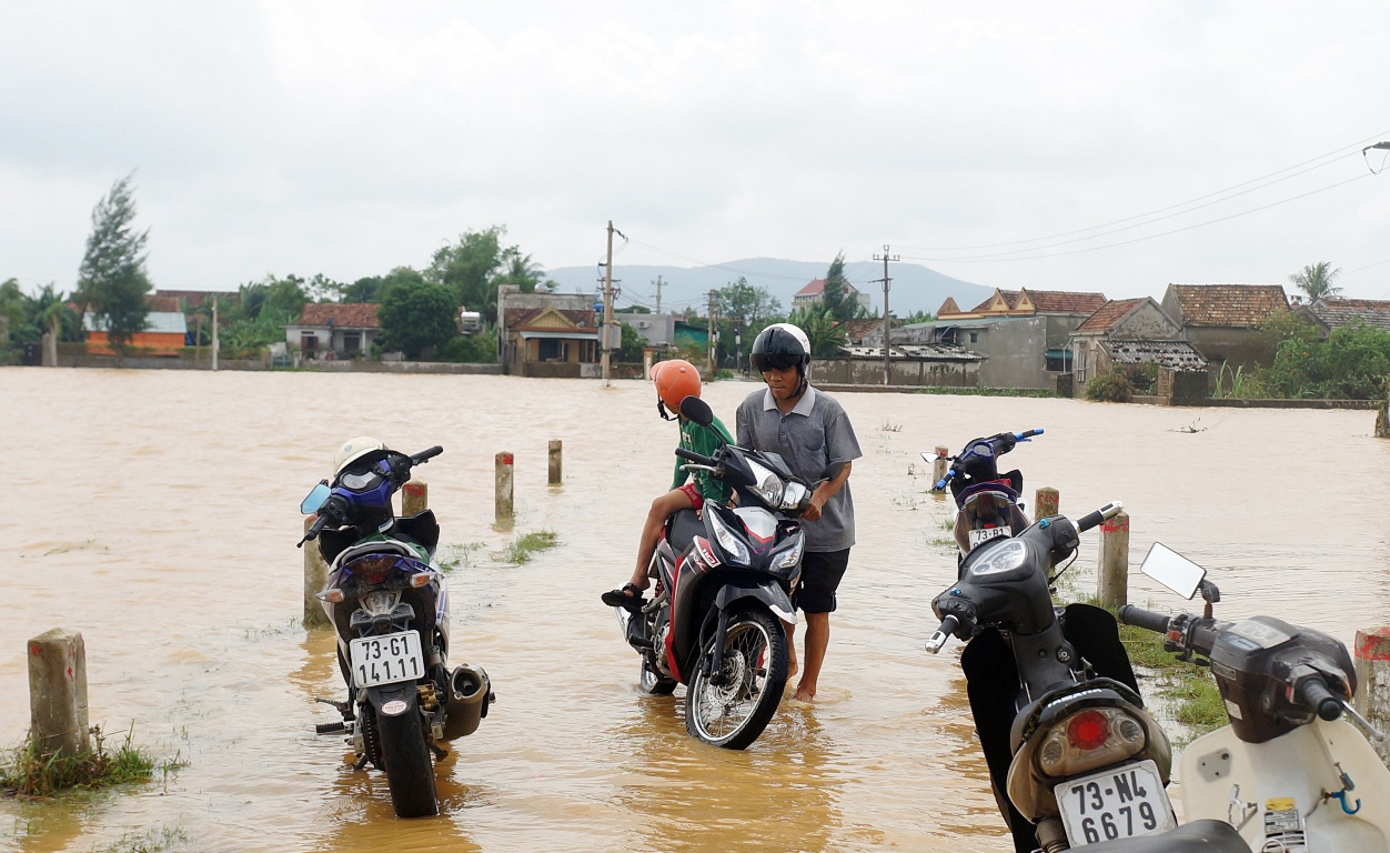 Lu lut o mien Trung anh 1