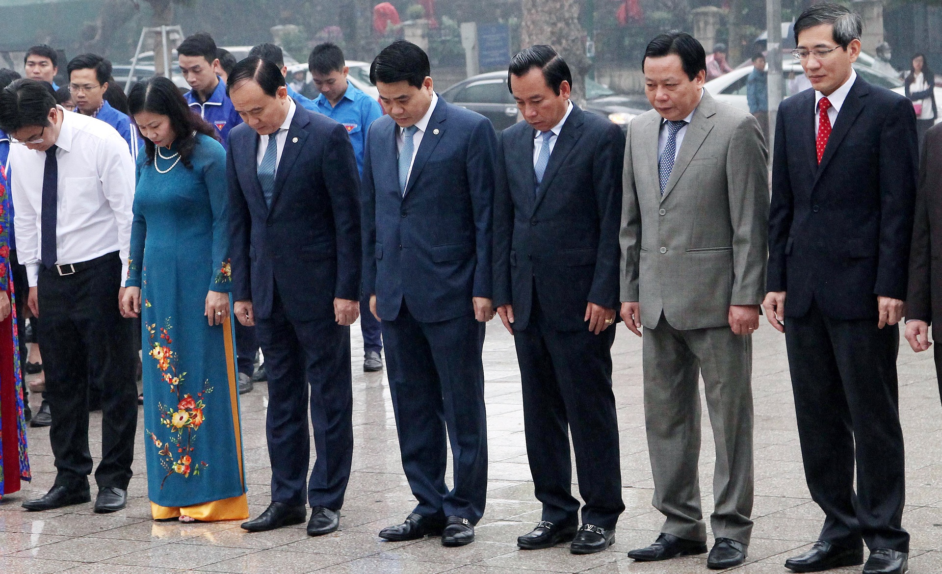 Chu tich Ha Noi Nguyen Duc Chung tuong niem Lenin anh 3