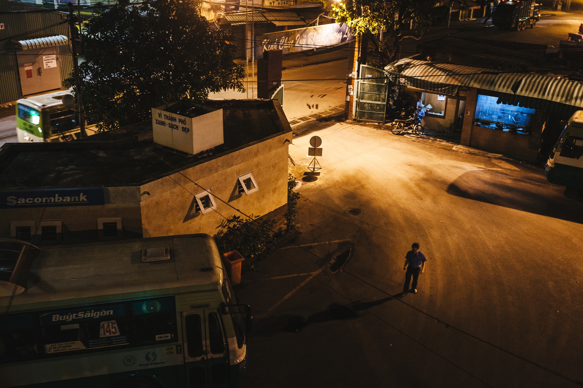 Xe buyt o Sai Gon anh 1