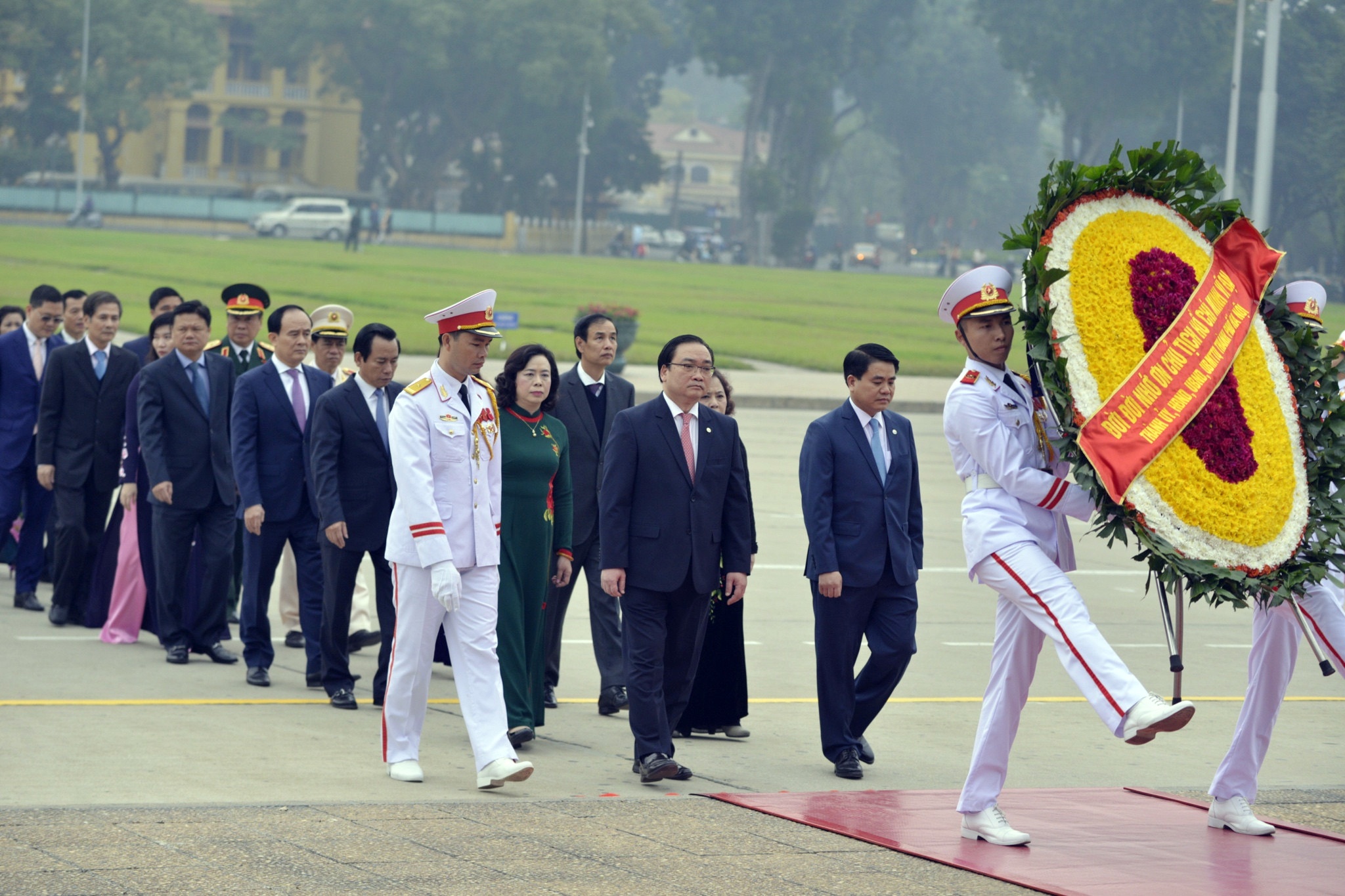 lanh dao Dang,  Nha nuoc vieng Chu tich Ho Chi Minh anh 8