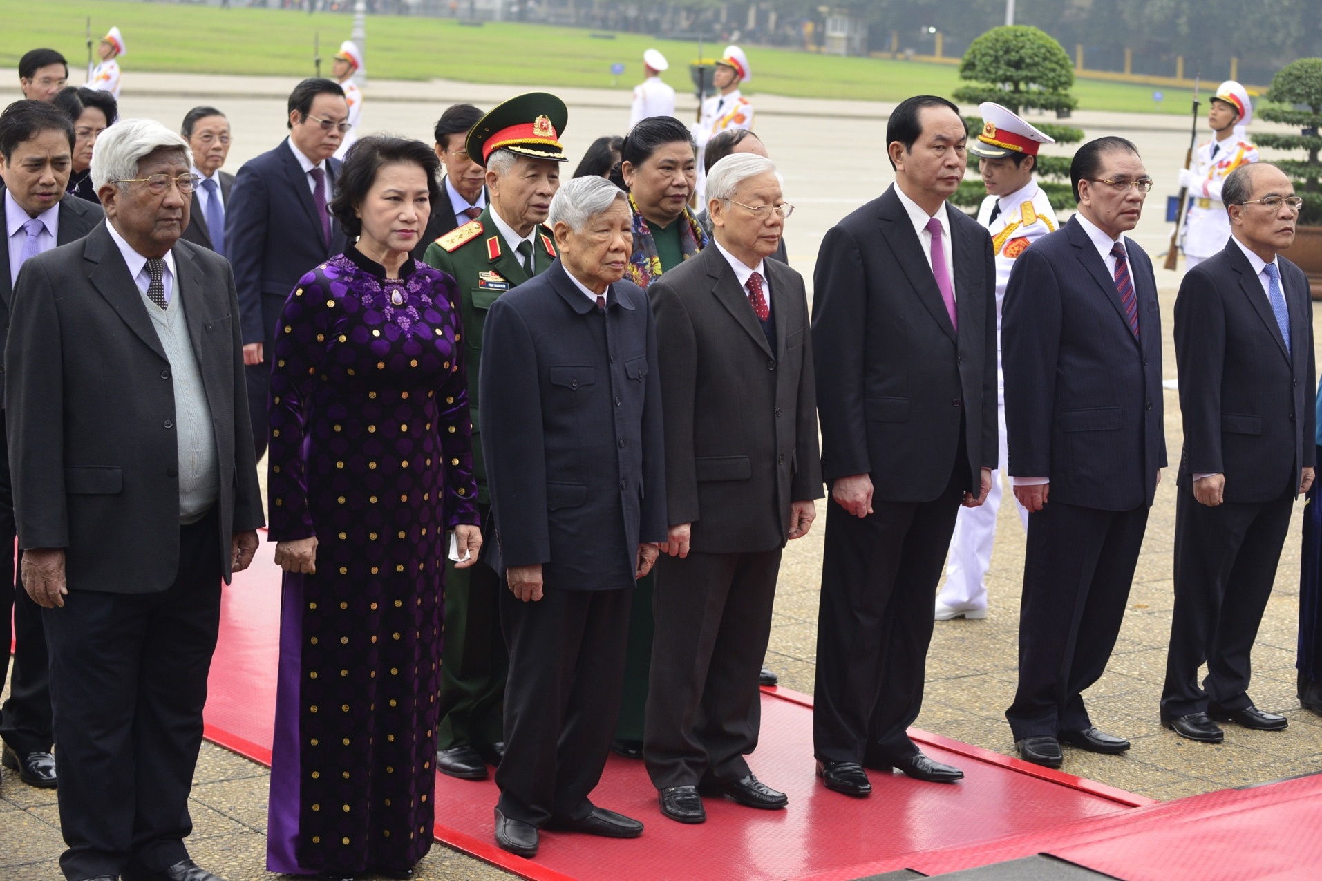 lanh dao Dang,  Nha nuoc vieng Chu tich Ho Chi Minh anh 4