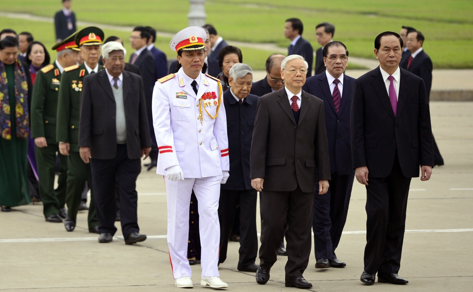 lanh dao Dang,  Nha nuoc vieng Chu tich Ho Chi Minh anh 3