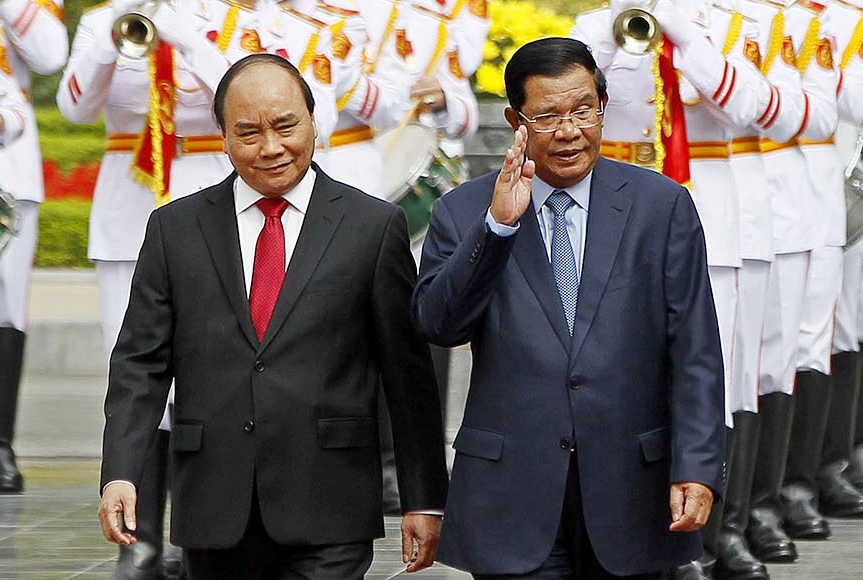 Le don Thu tuong Campuchia Hun Sen tai Ha Noi hinh anh