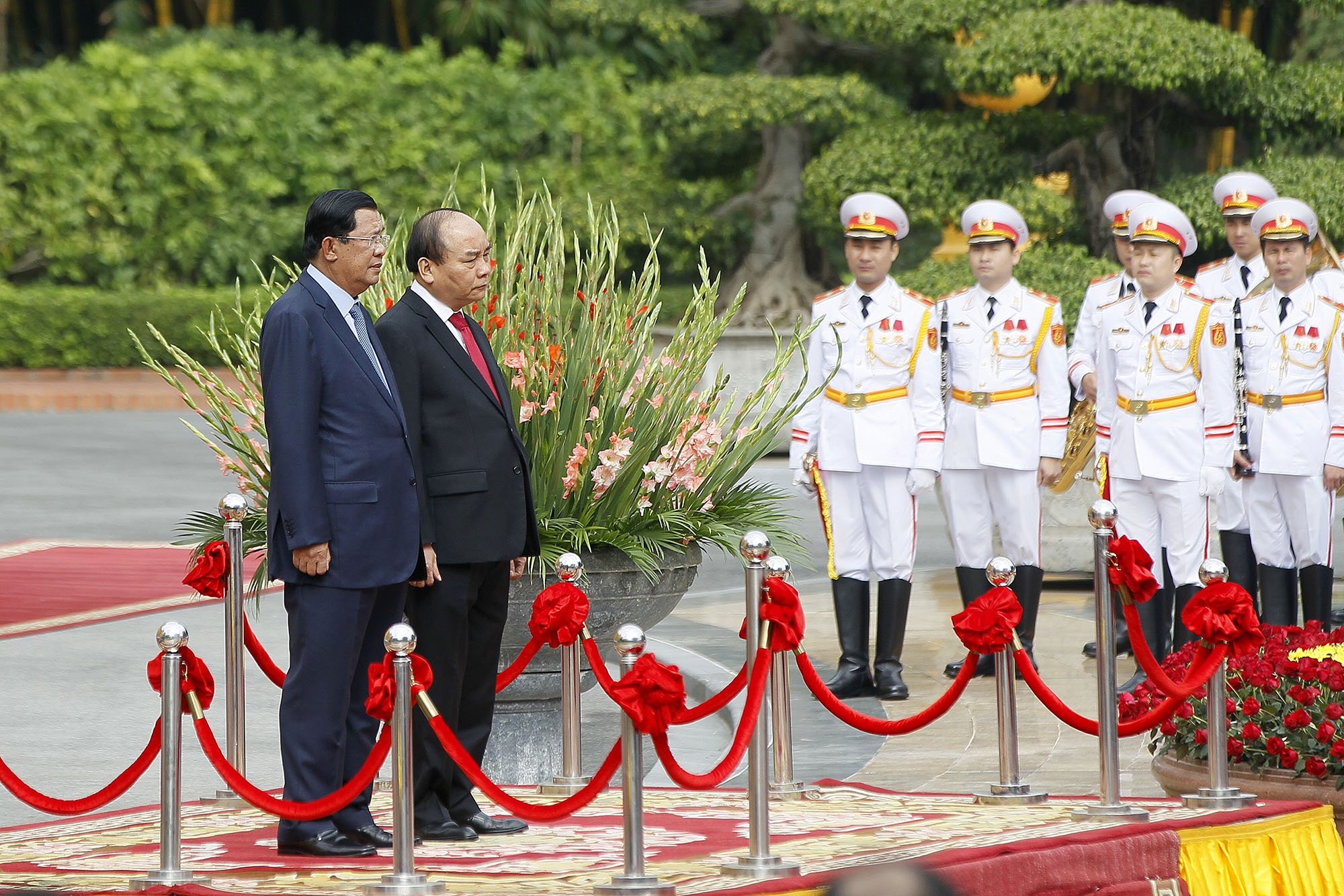 Thu tuong Campuchia Hun Sen tham Viet Nam anh 3