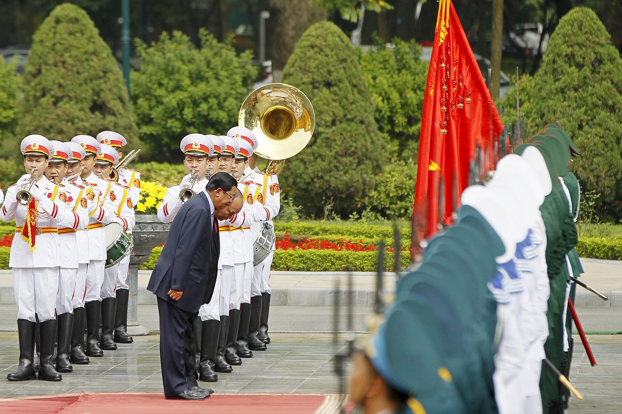 Thu tuong Campuchia Hun Sen tham Viet Nam anh 4