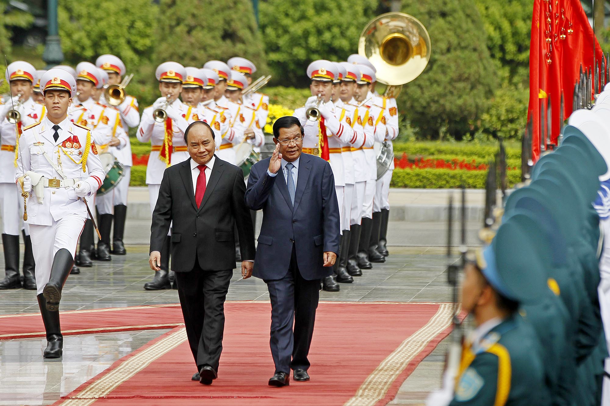 Thu tuong Campuchia Hun Sen tham Viet Nam anh 5