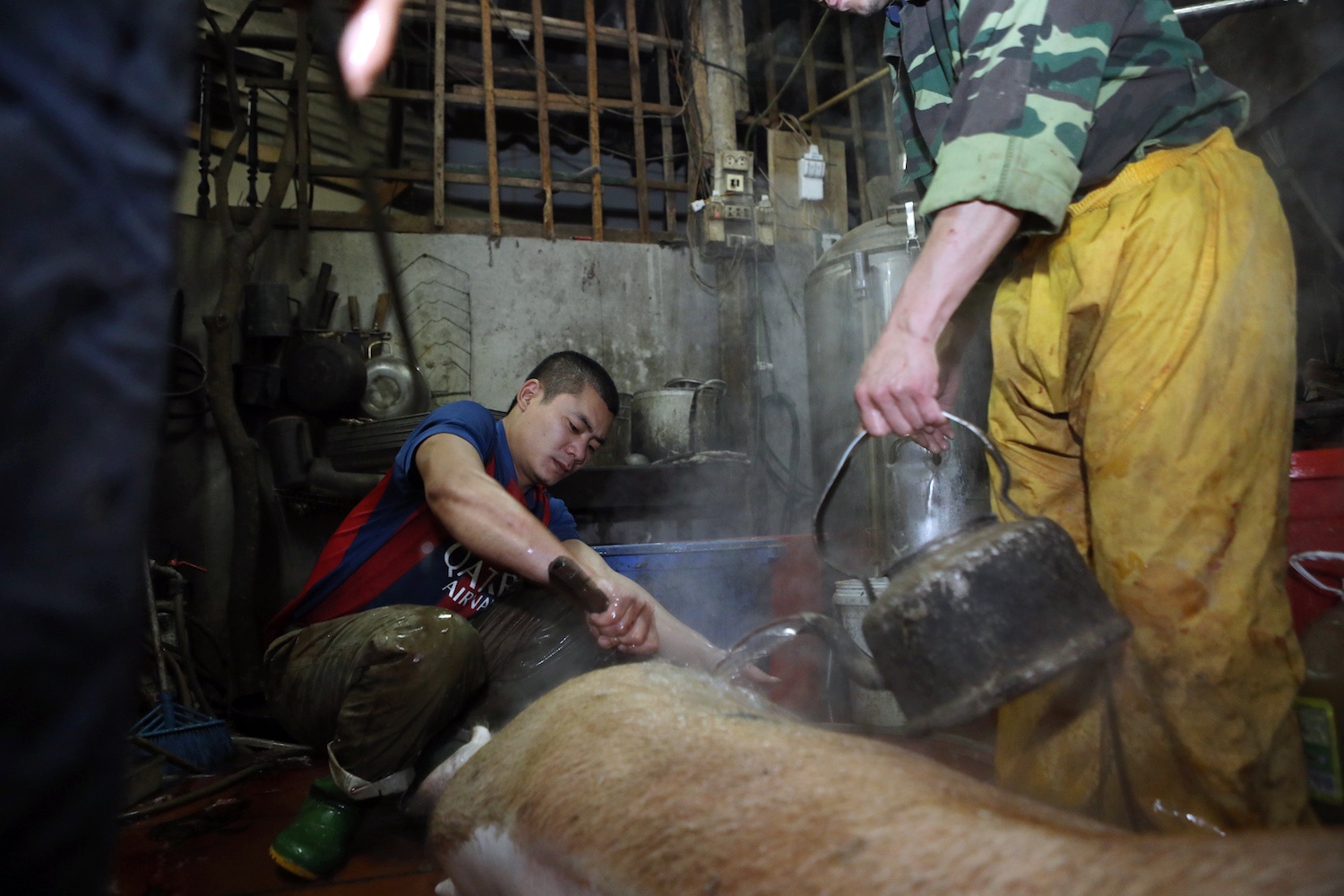 goi banh chung Tet o Ha Noi anh 2