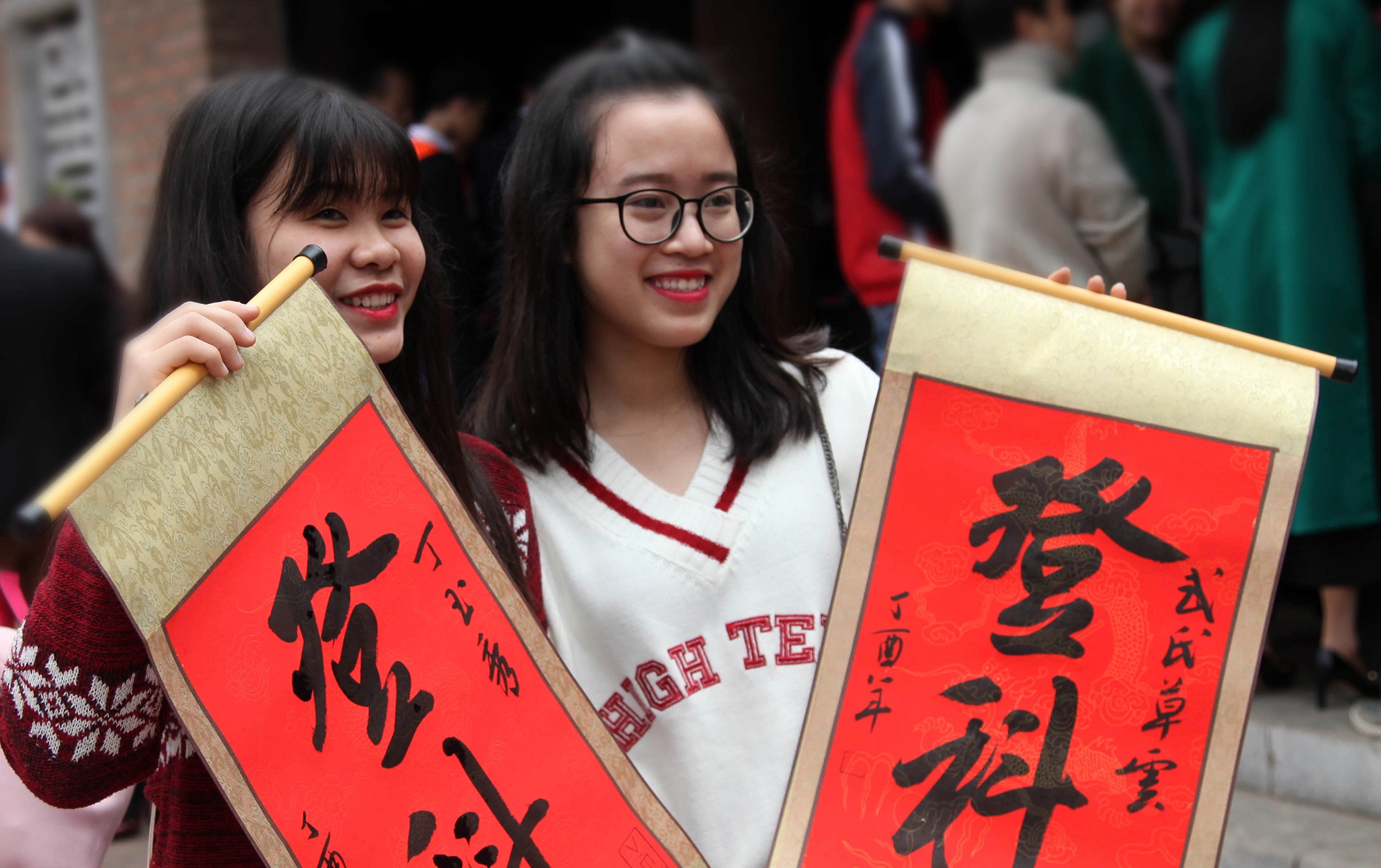 Hoi xuan Van Mieu ron ra dau nam moi hinh anh