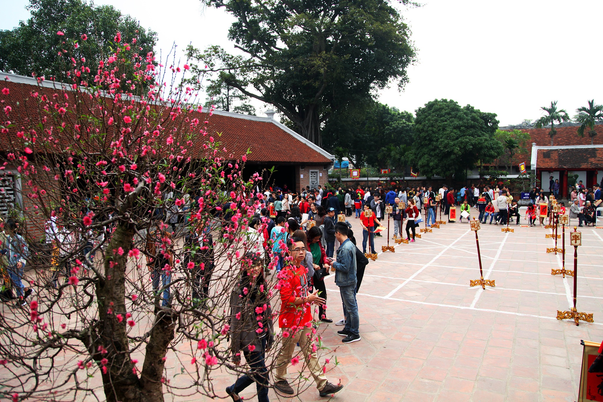 Hoi xuan Van Mieu ngay mung 2 Tet anh 3